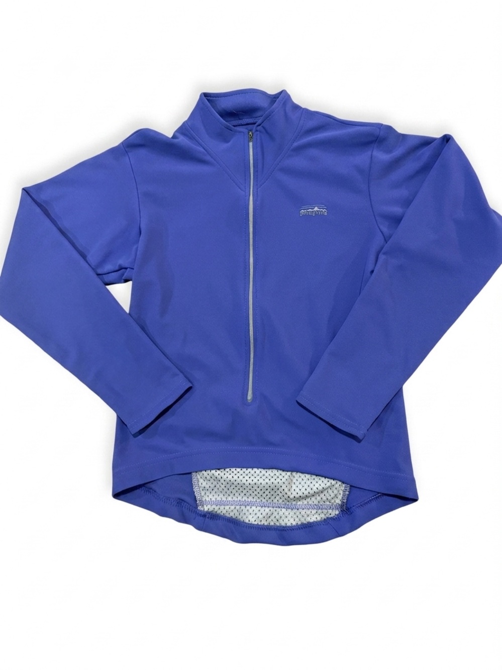 Patagonia Women's Blue 3/4-Zip Cycling/Athletic Pullover Top - Size Small